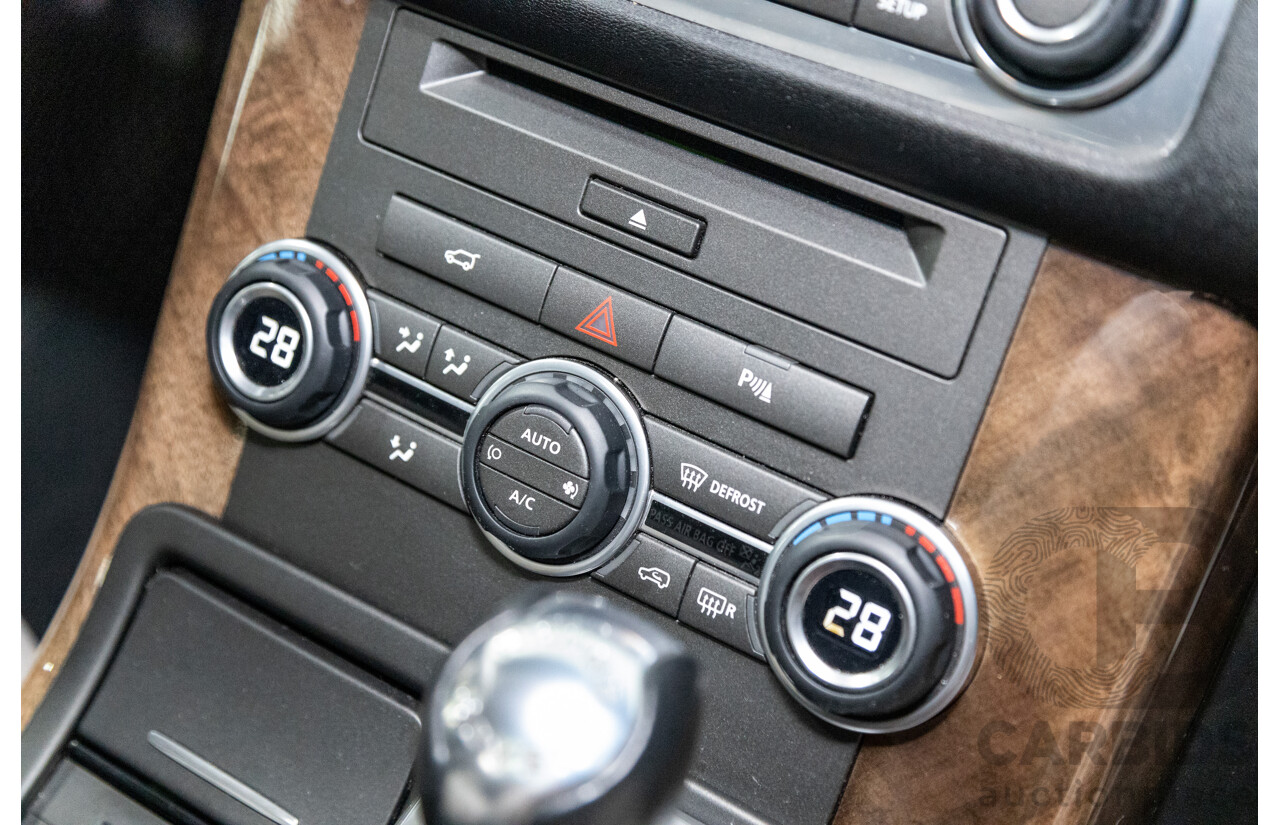 10/2012 Land Rover Range Rover Sport 3.0 SDV6 HSE Luxury (4x4) MY12 4d Wagon Causeway Grey Metallic Twin Turbo Diesel 3.0L