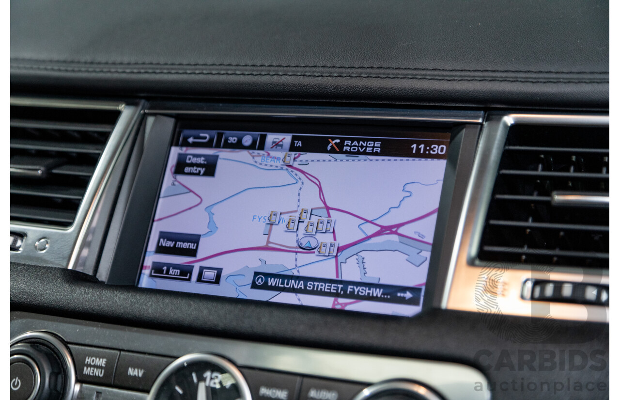 10/2012 Land Rover Range Rover Sport 3.0 SDV6 HSE Luxury (4x4) MY12 4d Wagon Causeway Grey Metallic Twin Turbo Diesel 3.0L