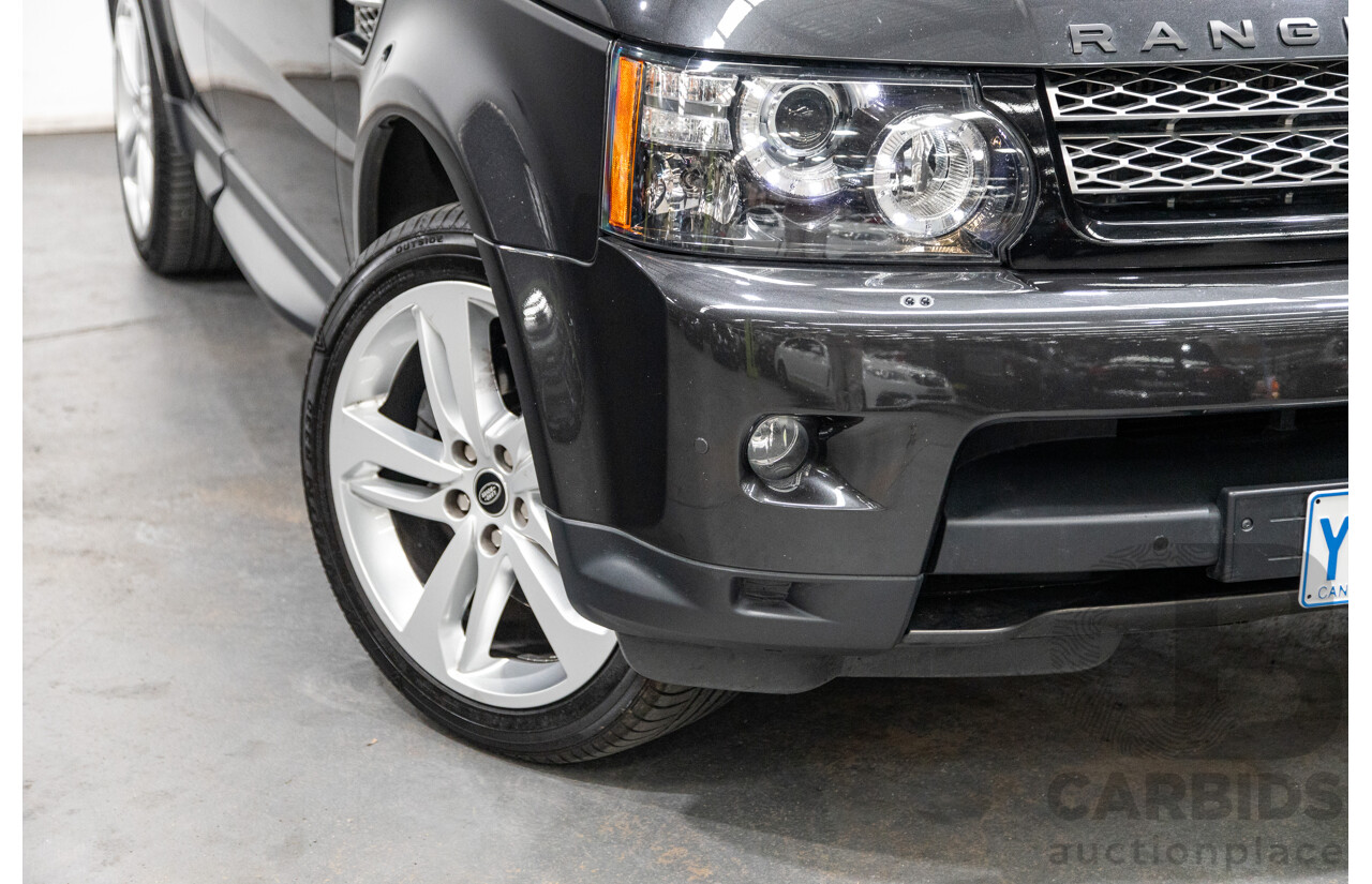 10/2012 Land Rover Range Rover Sport 3.0 SDV6 HSE Luxury (4x4) MY12 4d Wagon Causeway Grey Metallic Twin Turbo Diesel 3.0L