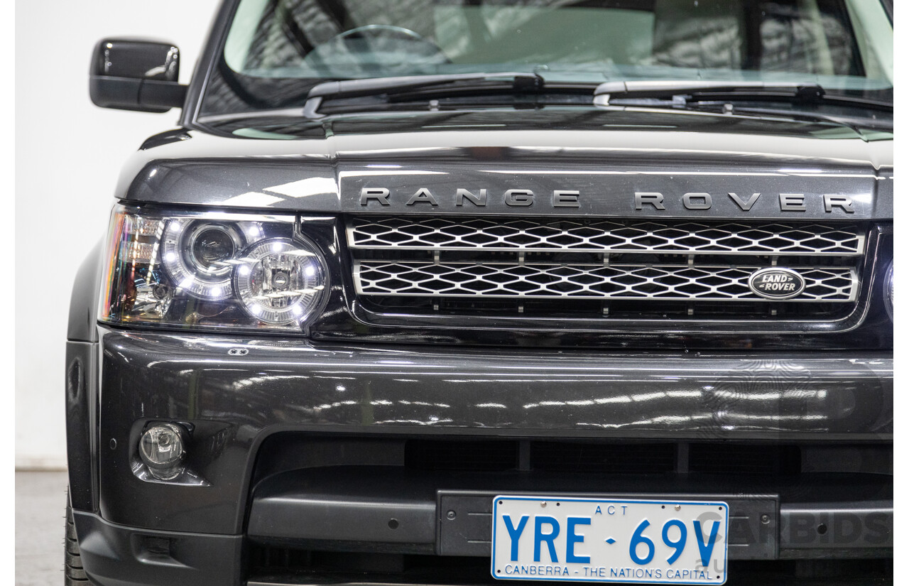 10/2012 Land Rover Range Rover Sport 3.0 SDV6 HSE Luxury (4x4) MY12 4d Wagon Causeway Grey Metallic Twin Turbo Diesel 3.0L