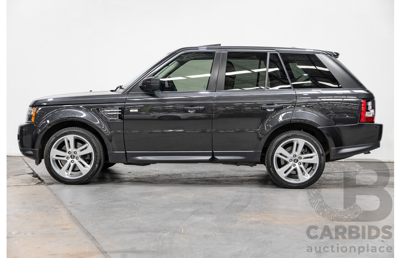 10/2012 Land Rover Range Rover Sport 3.0 SDV6 HSE Luxury (4x4) MY12 4d Wagon Causeway Grey Metallic Twin Turbo Diesel 3.0L