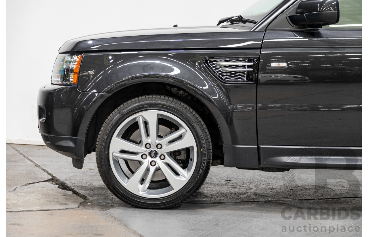 10/2012 Land Rover Range Rover Sport 3.0 SDV6 HSE Luxury (4x4) MY12 4d Wagon Causeway Grey Metallic Twin Turbo Diesel 3.0L