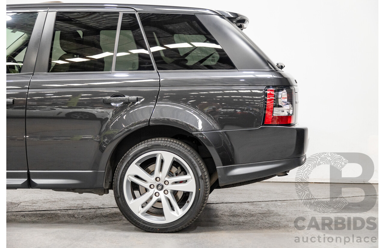 10/2012 Land Rover Range Rover Sport 3.0 SDV6 HSE Luxury (4x4) MY12 4d Wagon Causeway Grey Metallic Twin Turbo Diesel 3.0L