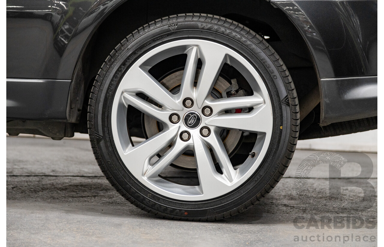10/2012 Land Rover Range Rover Sport 3.0 SDV6 HSE Luxury (4x4) MY12 4d Wagon Causeway Grey Metallic Twin Turbo Diesel 3.0L