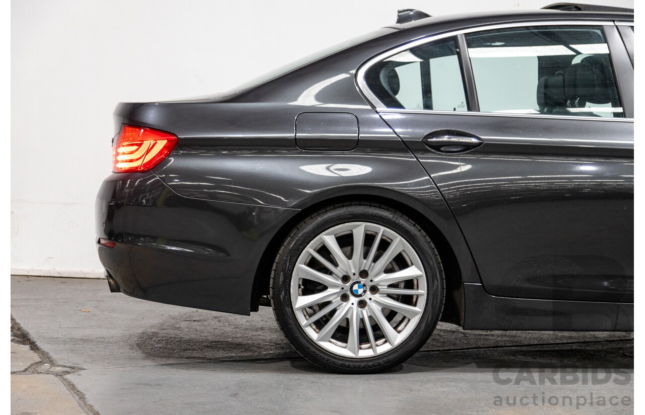 8/2010 BMW 535i F10 4d Sedan Sophisto Grey Brilliant Effect Metallic Turbo 3.0L