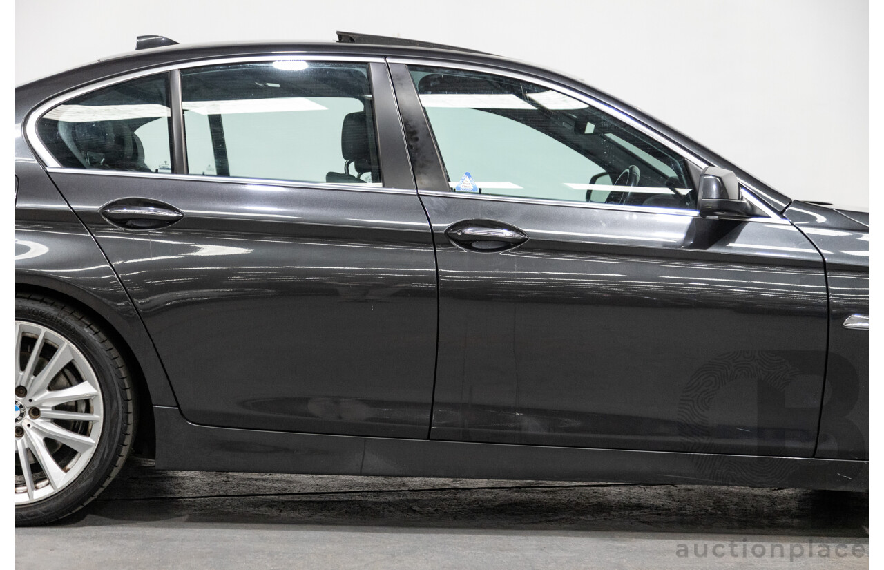 8/2010 BMW 535i F10 4d Sedan Sophisto Grey Brilliant Effect Metallic Turbo 3.0L