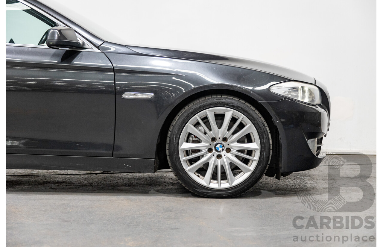 8/2010 BMW 535i F10 4d Sedan Sophisto Grey Brilliant Effect Metallic Turbo 3.0L