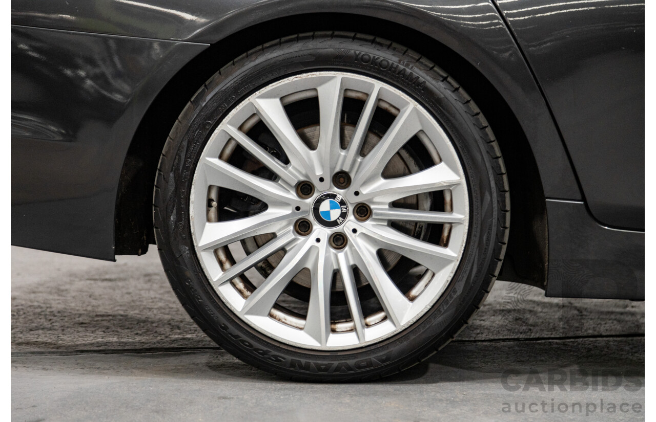 8/2010 BMW 535i F10 4d Sedan Sophisto Grey Brilliant Effect Metallic Turbo 3.0L