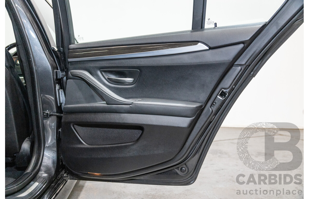 8/2010 BMW 535i F10 4d Sedan Sophisto Grey Brilliant Effect Metallic Turbo 3.0L