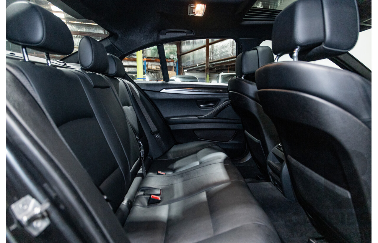 8/2010 BMW 535i F10 4d Sedan Sophisto Grey Brilliant Effect Metallic Turbo 3.0L