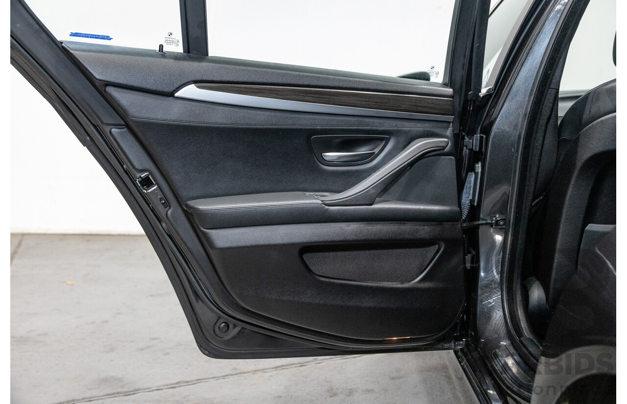 8/2010 BMW 535i F10 4d Sedan Sophisto Grey Brilliant Effect Metallic Turbo 3.0L