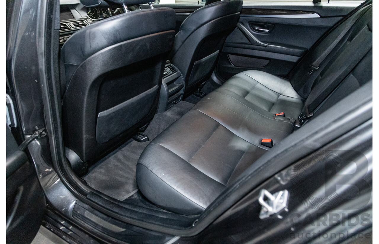 8/2010 BMW 535i F10 4d Sedan Sophisto Grey Brilliant Effect Metallic Turbo 3.0L