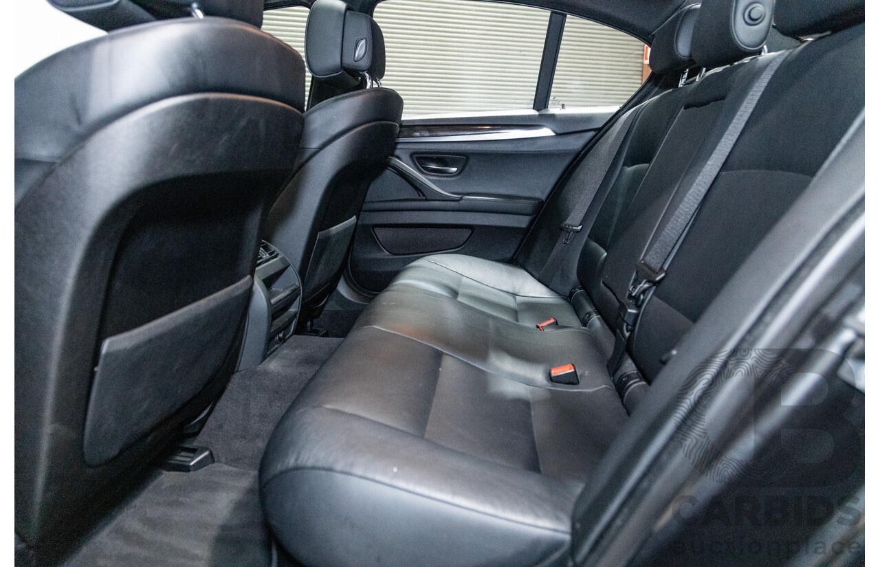 8/2010 BMW 535i F10 4d Sedan Sophisto Grey Brilliant Effect Metallic Turbo 3.0L