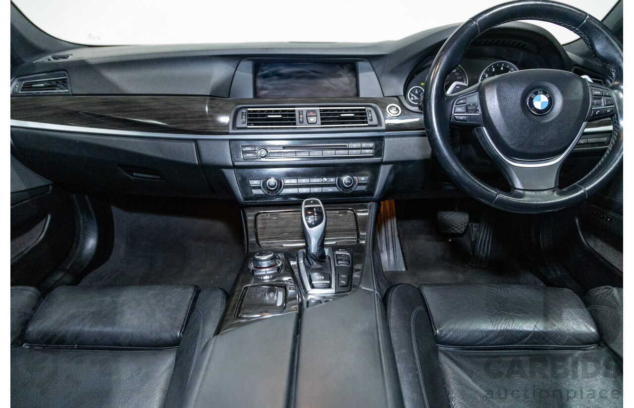 8/2010 BMW 535i F10 4d Sedan Sophisto Grey Brilliant Effect Metallic Turbo 3.0L