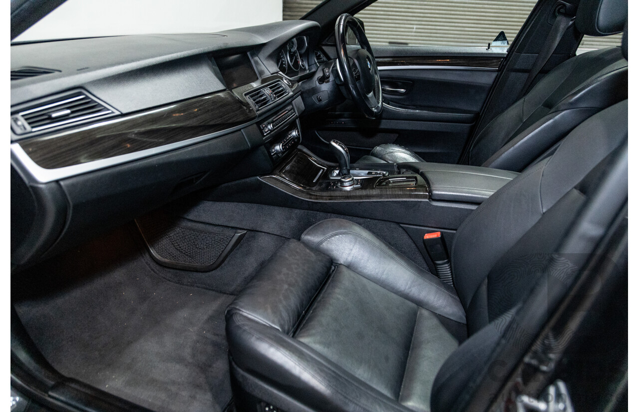 8/2010 BMW 535i F10 4d Sedan Sophisto Grey Brilliant Effect Metallic Turbo 3.0L