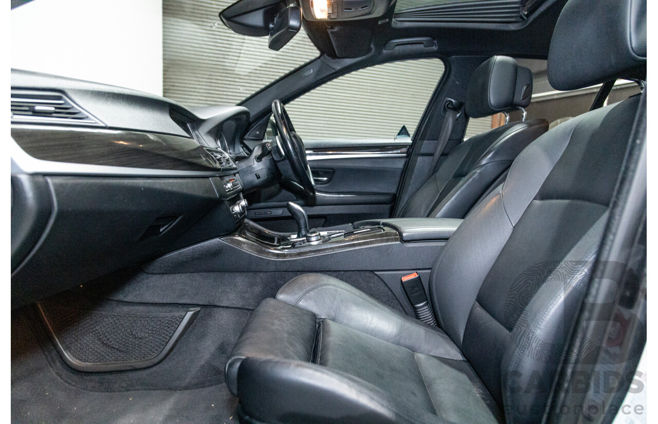 8/2010 BMW 535i F10 4d Sedan Sophisto Grey Brilliant Effect Metallic Turbo 3.0L