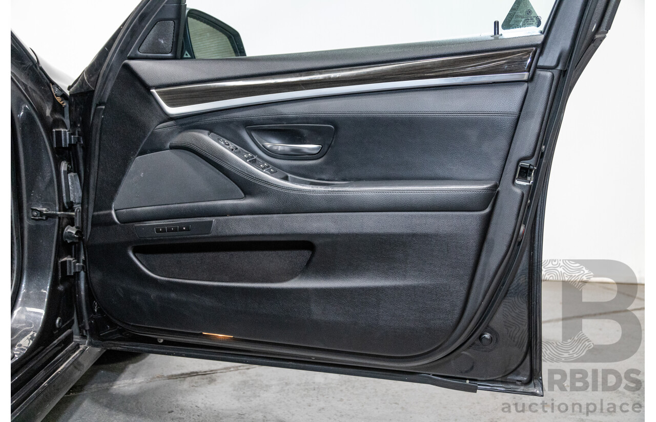 8/2010 BMW 535i F10 4d Sedan Sophisto Grey Brilliant Effect Metallic Turbo 3.0L