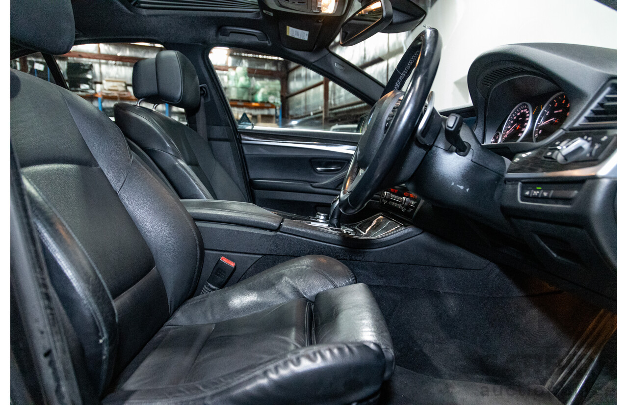 8/2010 BMW 535i F10 4d Sedan Sophisto Grey Brilliant Effect Metallic Turbo 3.0L