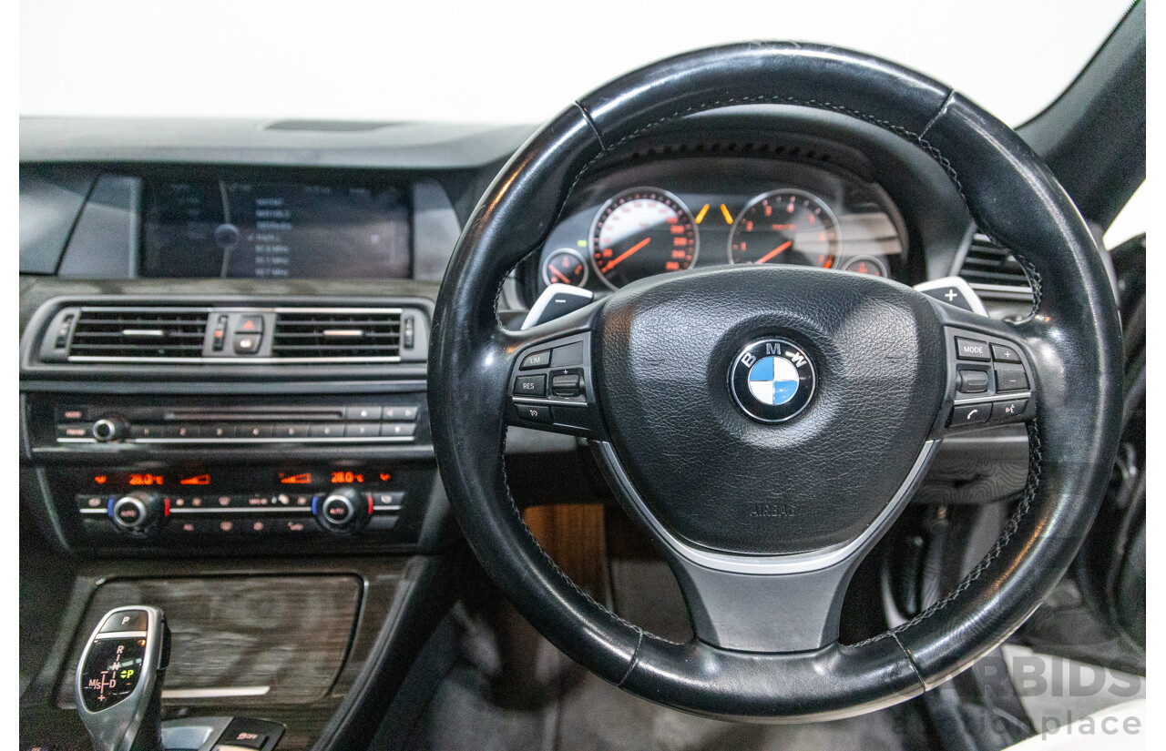 8/2010 BMW 535i F10 4d Sedan Sophisto Grey Brilliant Effect Metallic Turbo 3.0L