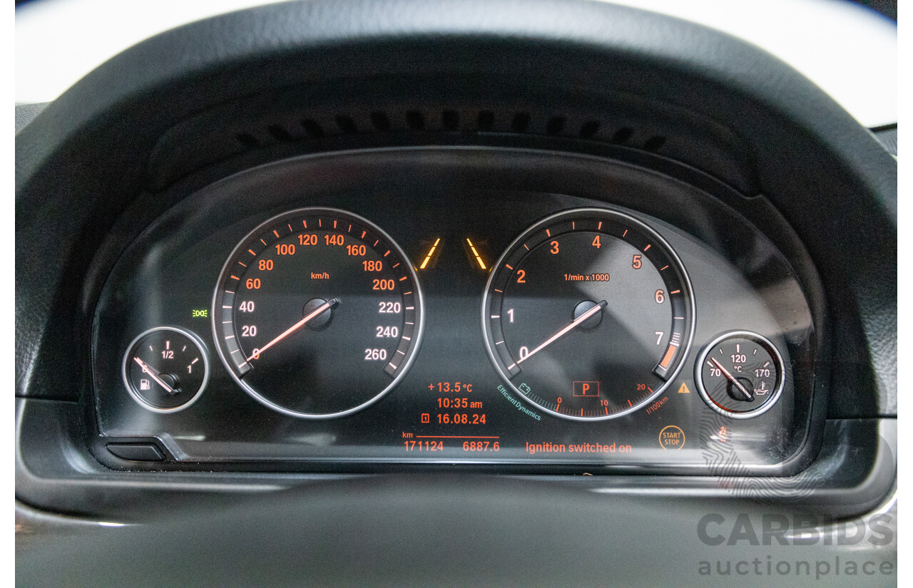 8/2010 BMW 535i F10 4d Sedan Sophisto Grey Brilliant Effect Metallic Turbo 3.0L