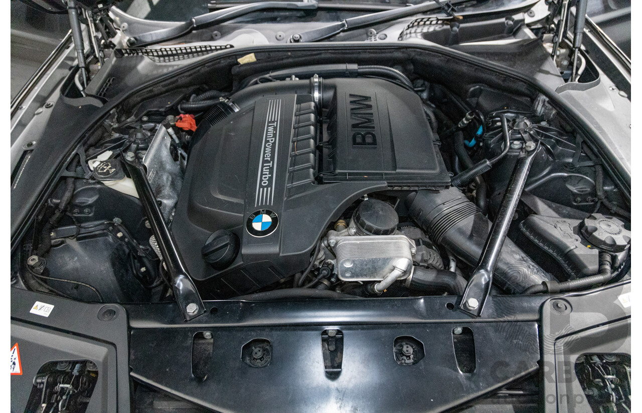 8/2010 BMW 535i F10 4d Sedan Sophisto Grey Brilliant Effect Metallic Turbo 3.0L