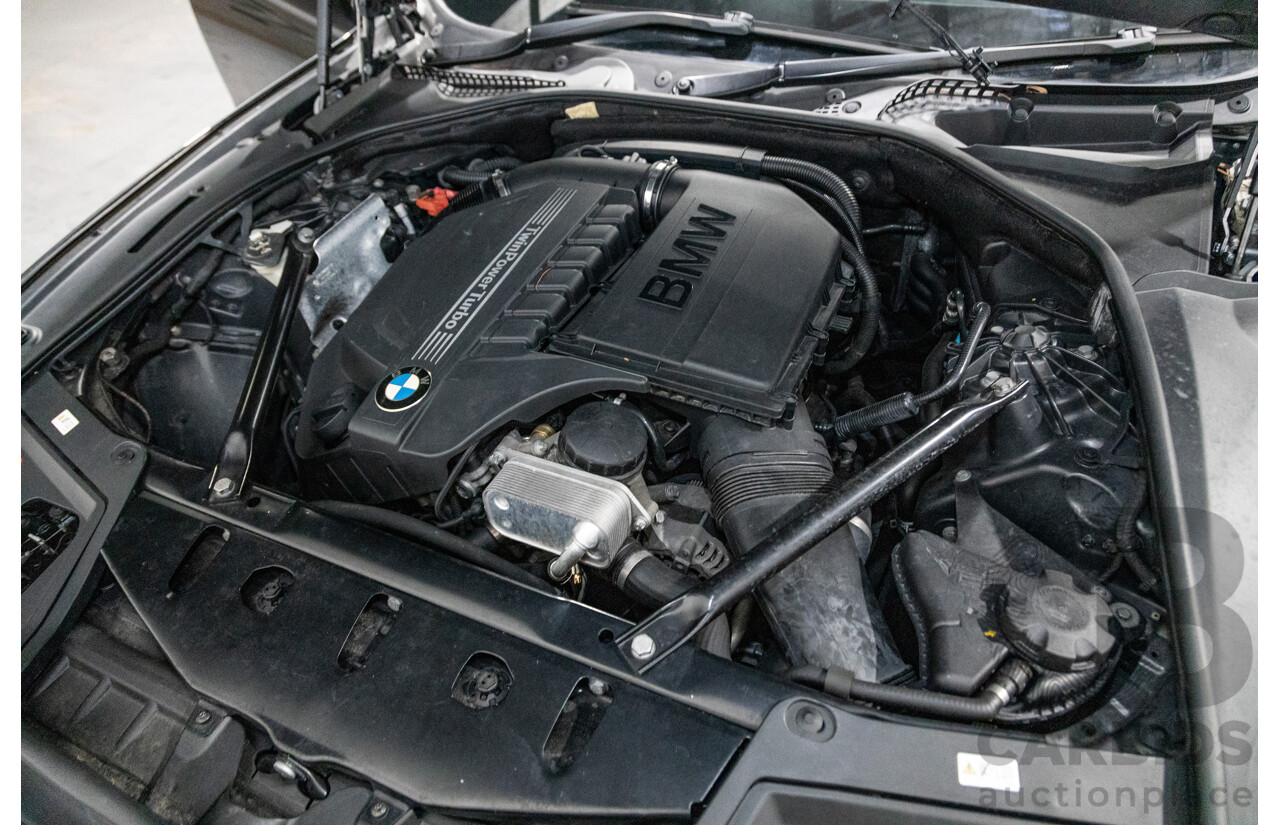 8/2010 BMW 535i F10 4d Sedan Sophisto Grey Brilliant Effect Metallic Turbo 3.0L