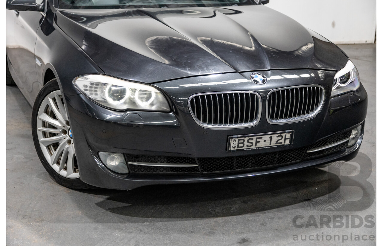 8/2010 BMW 535i F10 4d Sedan Sophisto Grey Brilliant Effect Metallic Turbo 3.0L