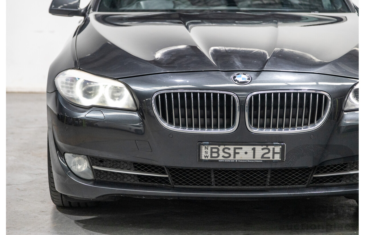 8/2010 BMW 535i F10 4d Sedan Sophisto Grey Brilliant Effect Metallic Turbo 3.0L