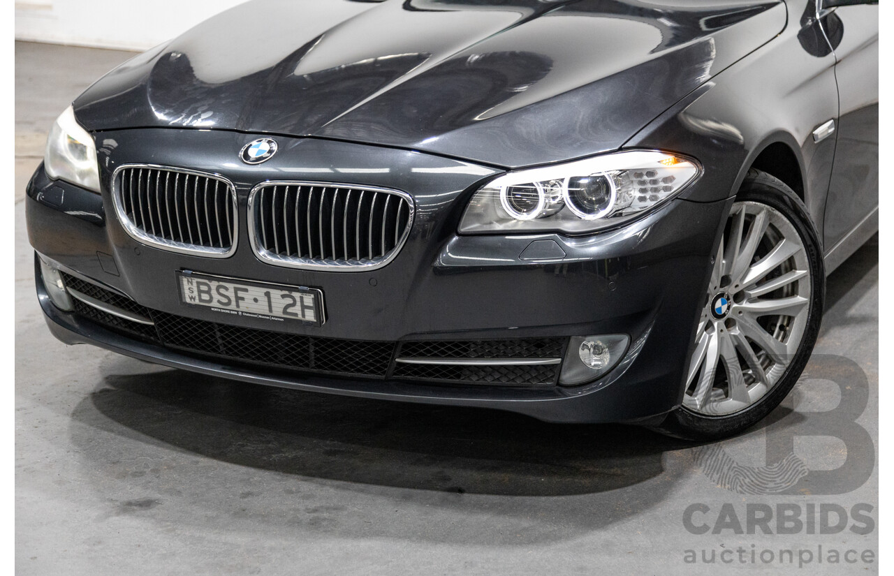 8/2010 BMW 535i F10 4d Sedan Sophisto Grey Brilliant Effect Metallic Turbo 3.0L