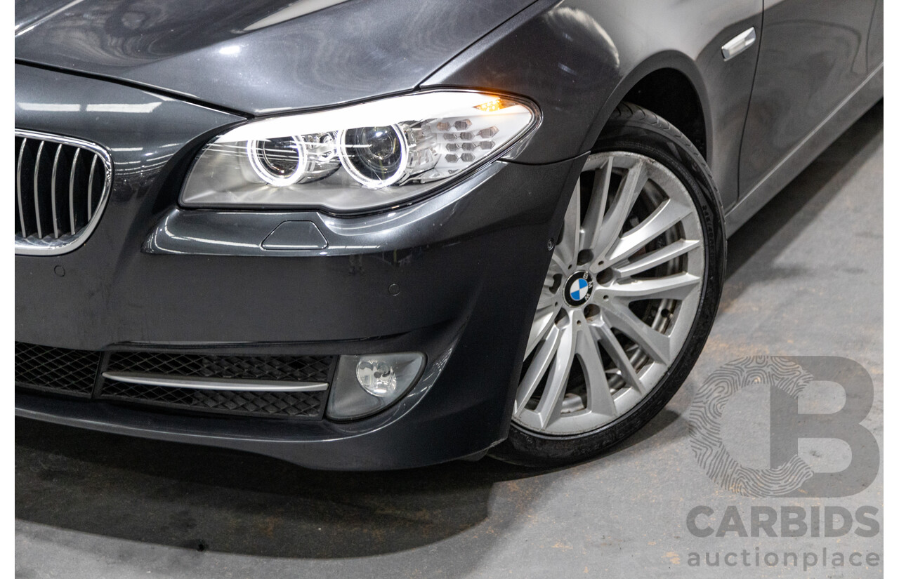 8/2010 BMW 535i F10 4d Sedan Sophisto Grey Brilliant Effect Metallic Turbo 3.0L