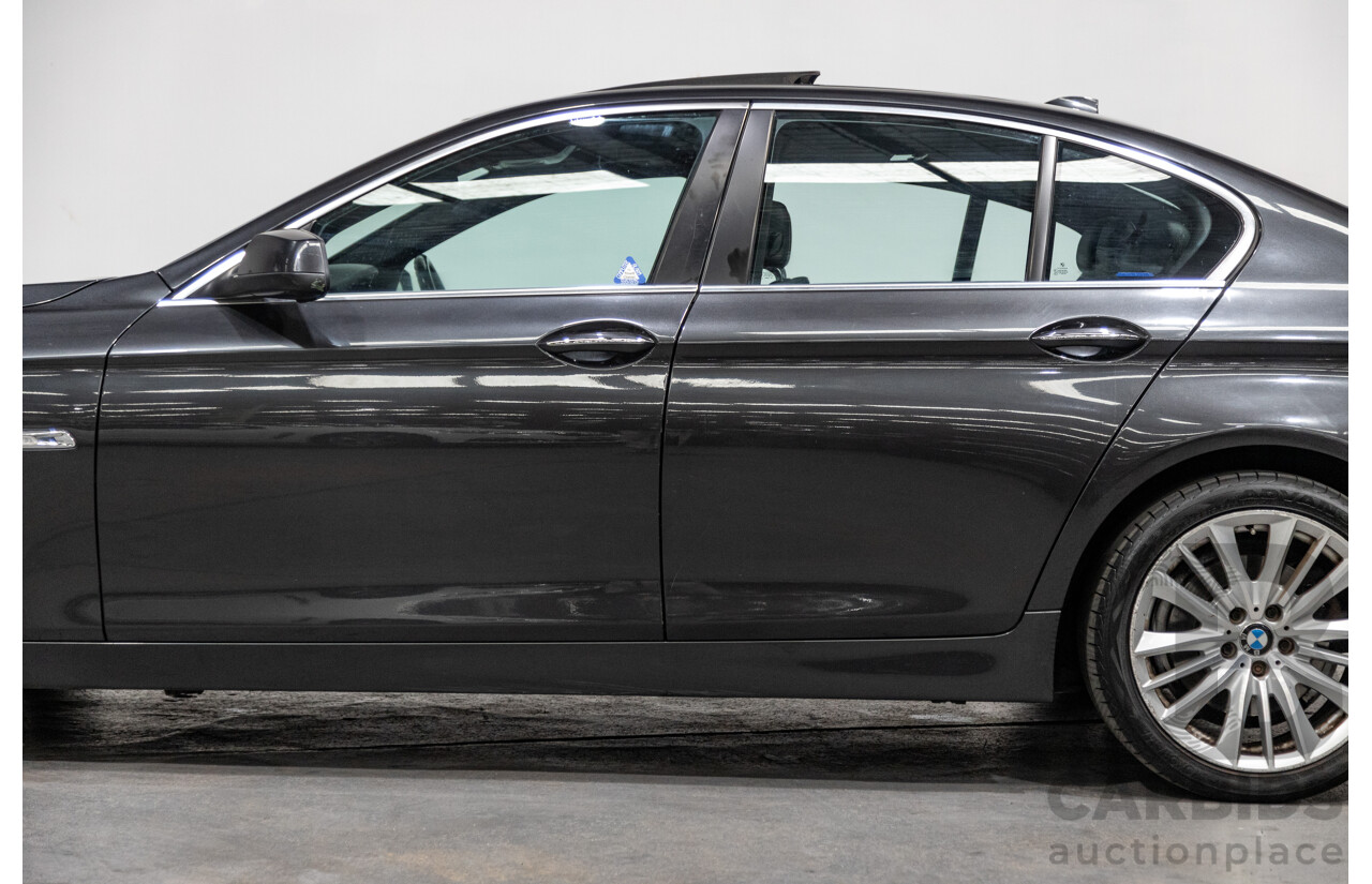 8/2010 BMW 535i F10 4d Sedan Sophisto Grey Brilliant Effect Metallic Turbo 3.0L