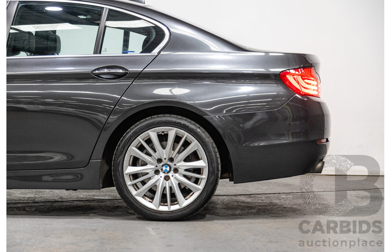8/2010 BMW 535i F10 4d Sedan Sophisto Grey Brilliant Effect Metallic Turbo 3.0L