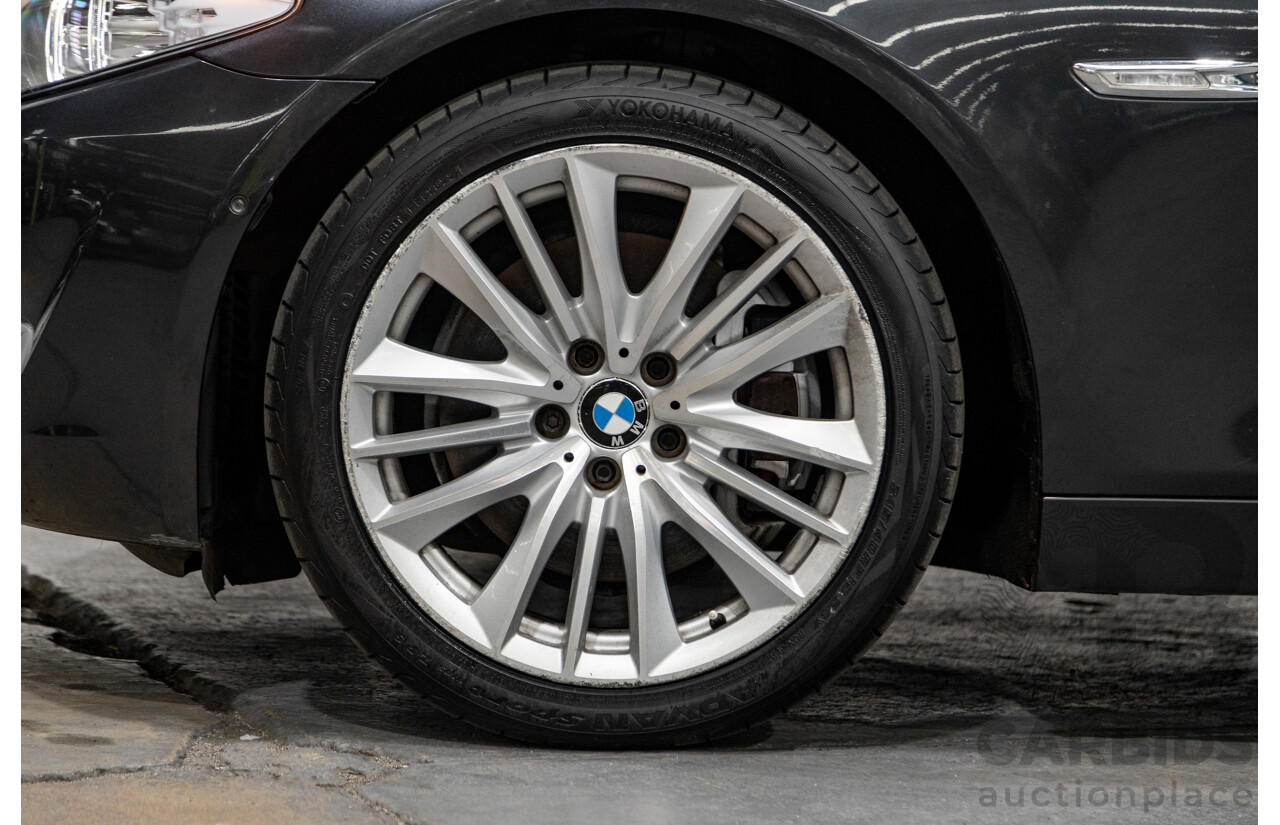 8/2010 BMW 535i F10 4d Sedan Sophisto Grey Brilliant Effect Metallic Turbo 3.0L