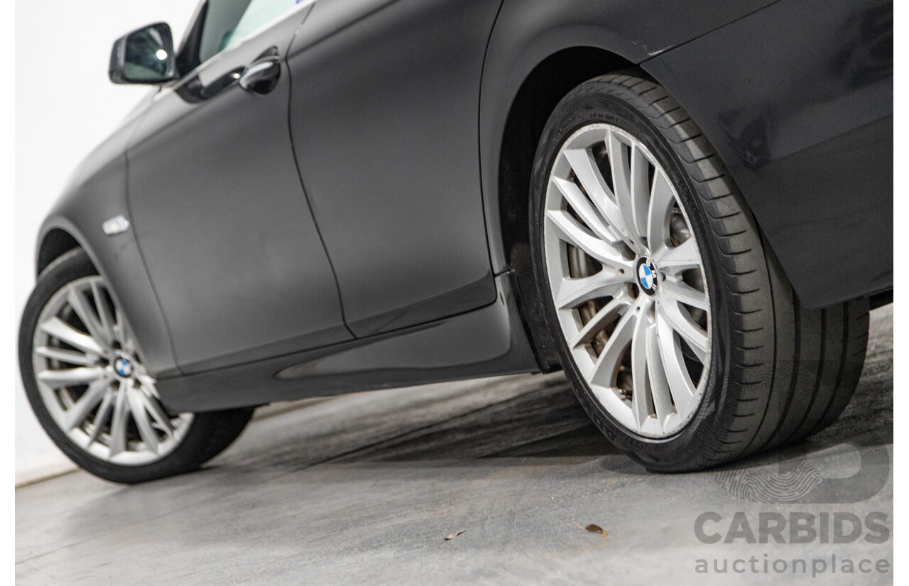 8/2010 BMW 535i F10 4d Sedan Sophisto Grey Brilliant Effect Metallic Turbo 3.0L