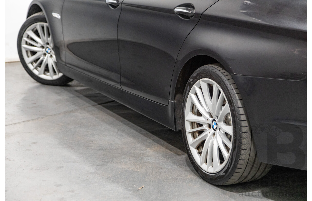 8/2010 BMW 535i F10 4d Sedan Sophisto Grey Brilliant Effect Metallic Turbo 3.0L