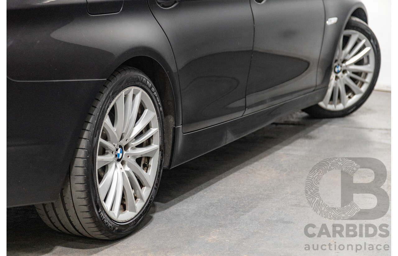 8/2010 BMW 535i F10 4d Sedan Sophisto Grey Brilliant Effect Metallic Turbo 3.0L