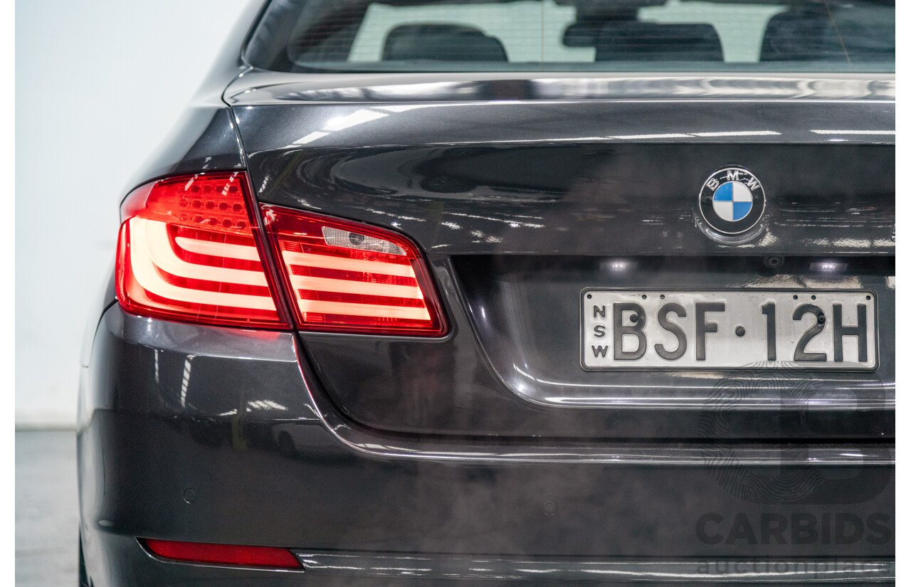 8/2010 BMW 535i F10 4d Sedan Sophisto Grey Brilliant Effect Metallic Turbo 3.0L