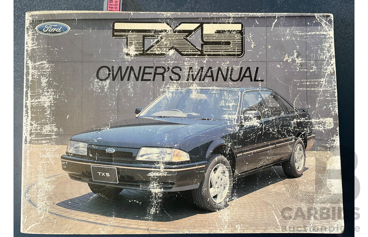 7/1990 Ford Telstar TX5 GHIA AV 5d Hatchback Jeans Blue 2.2L