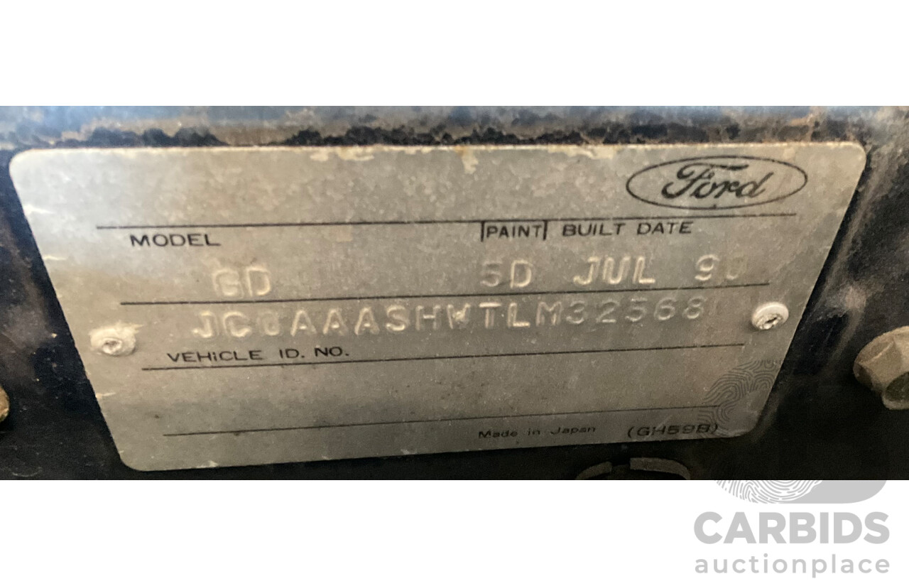 7/1990 Ford Telstar TX5 GHIA AV 5d Hatchback Jeans Blue 2.2L