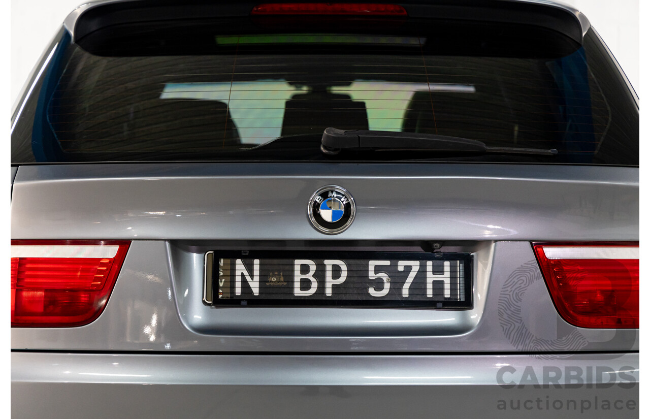 11/2007 Bmw X5 4.8i E70 xDrive (4x4) 4d Wagon Space Grey Metallic V8 4.8L