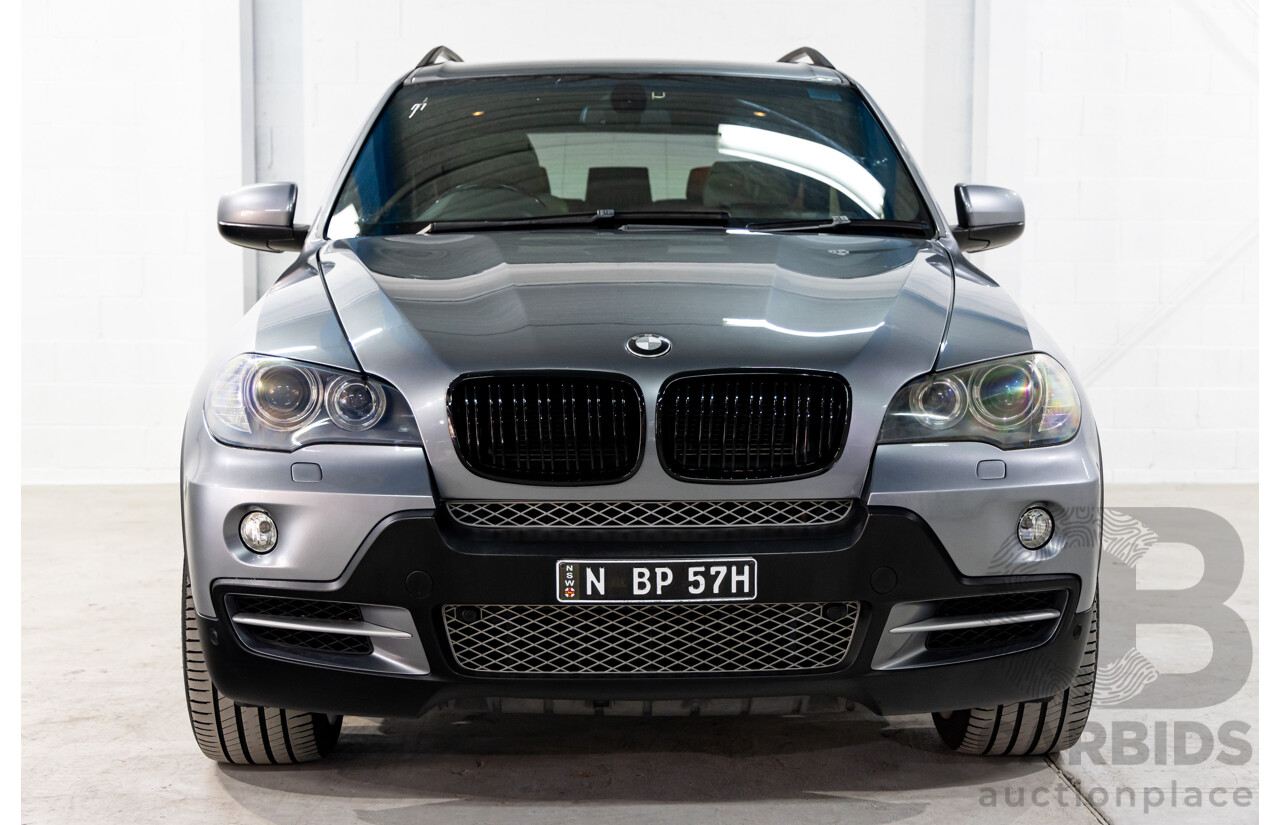 11/2007 Bmw X5 4.8i E70 xDrive (4x4) 4d Wagon Space Grey Metallic V8 4.8L