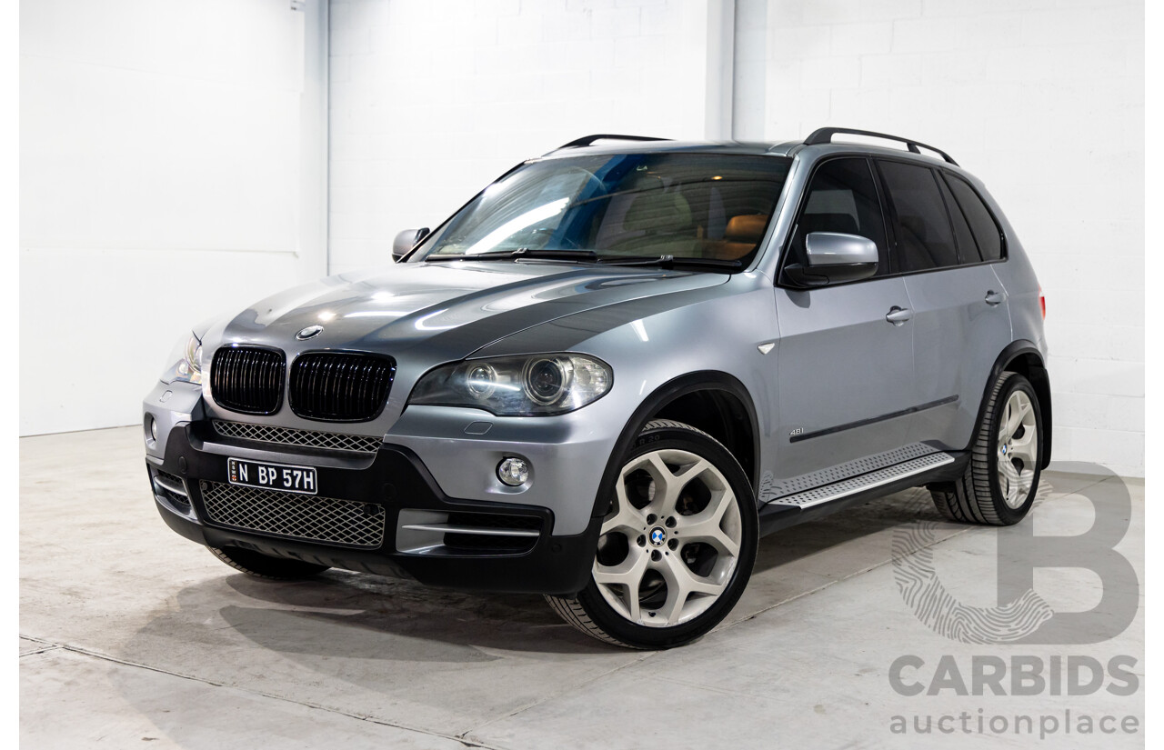 11/2007 Bmw X5 4.8i E70 xDrive (4x4) 4d Wagon Space Grey Metallic V8 4.8L