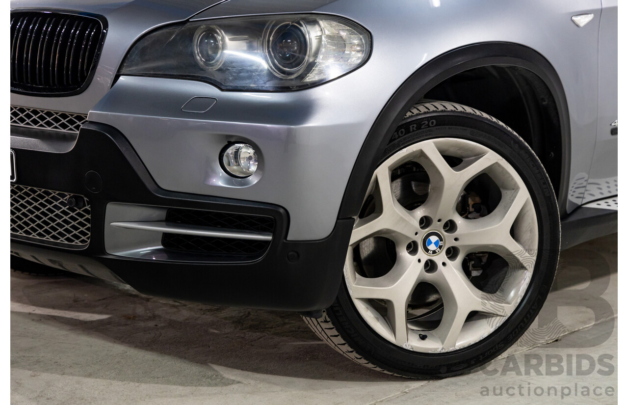 11/2007 Bmw X5 4.8i E70 xDrive (4x4) 4d Wagon Space Grey Metallic V8 4.8L