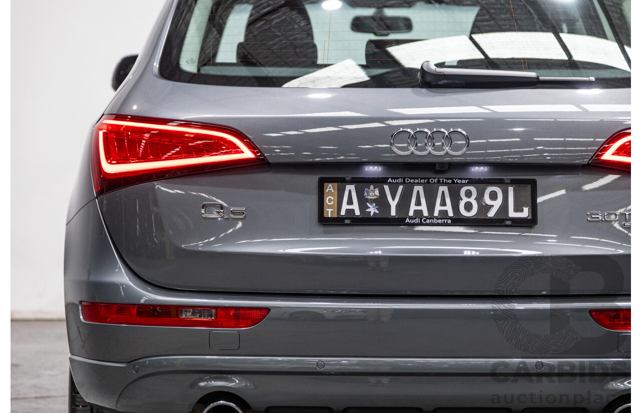 5/2014 Audi Q5 3.0 TDI Quattro (AWD) 8R MY14 4d Wagon Monsoon Grey Metallic Turbo Diesel V6 3.0L