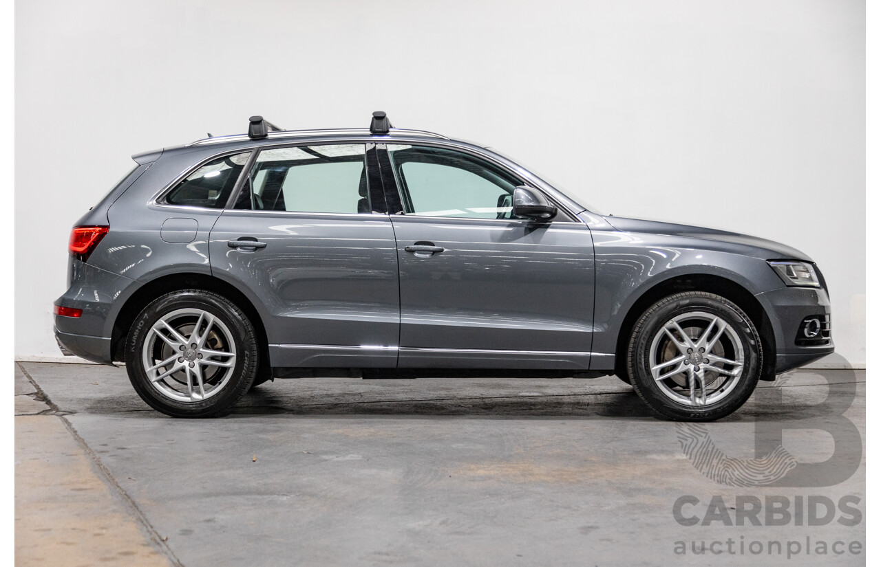 5/2014 Audi Q5 3.0 TDI Quattro (AWD) 8R MY14 4d Wagon Monsoon Grey Metallic Turbo Diesel V6 3.0L