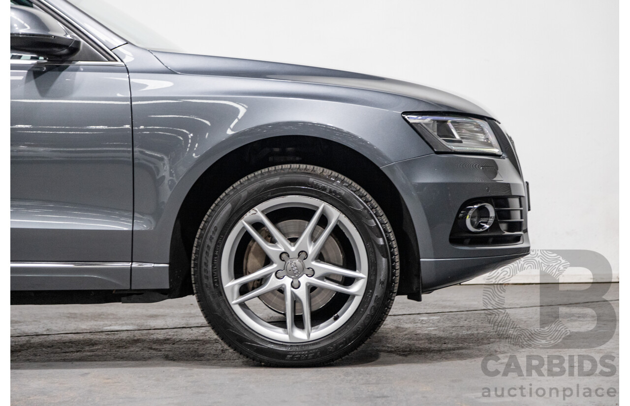5/2014 Audi Q5 3.0 TDI Quattro (AWD) 8R MY14 4d Wagon Monsoon Grey Metallic Turbo Diesel V6 3.0L