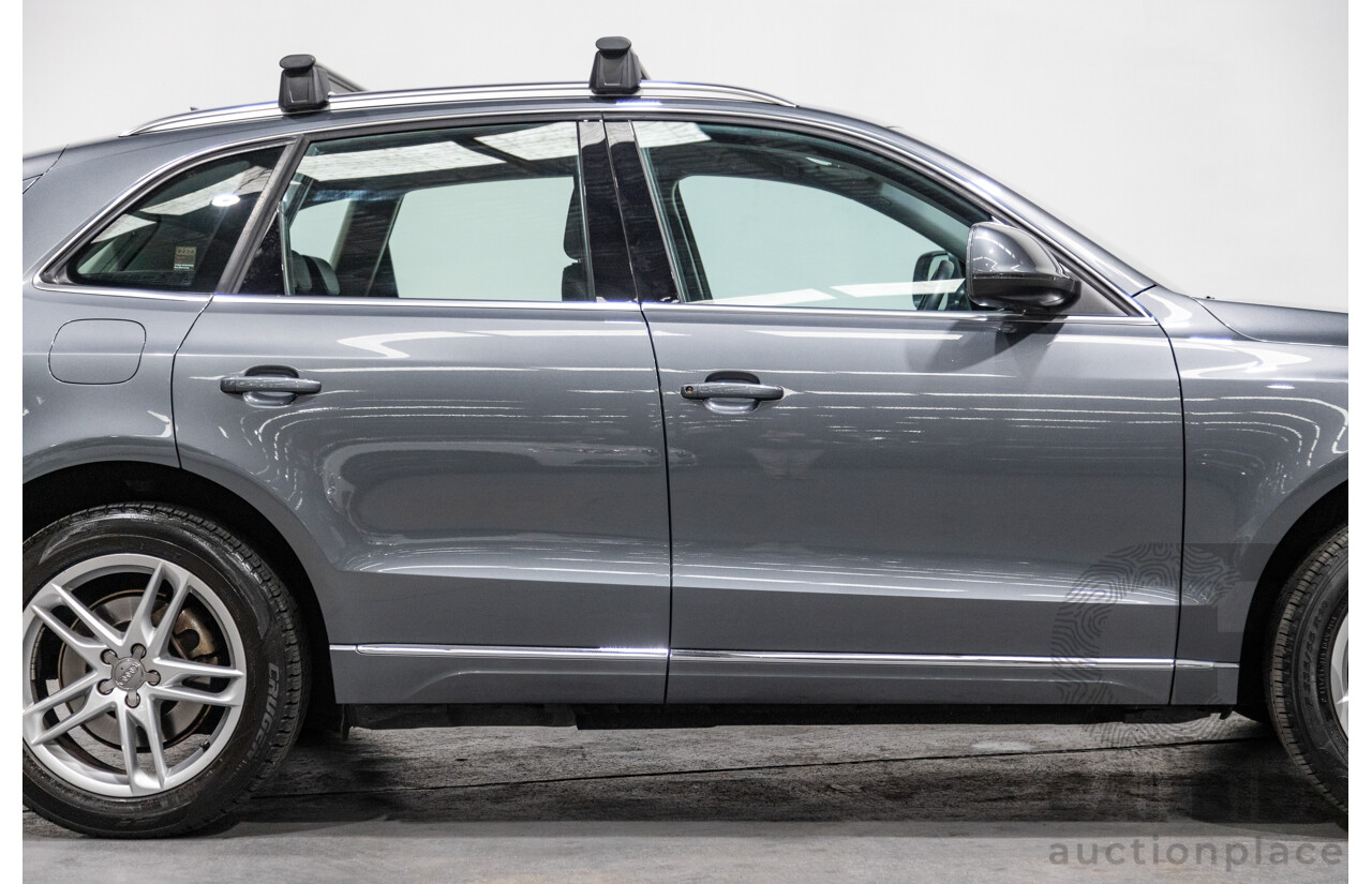 5/2014 Audi Q5 3.0 TDI Quattro (AWD) 8R MY14 4d Wagon Monsoon Grey Metallic Turbo Diesel V6 3.0L