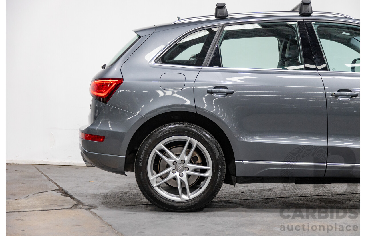 5/2014 Audi Q5 3.0 TDI Quattro (AWD) 8R MY14 4d Wagon Monsoon Grey Metallic Turbo Diesel V6 3.0L
