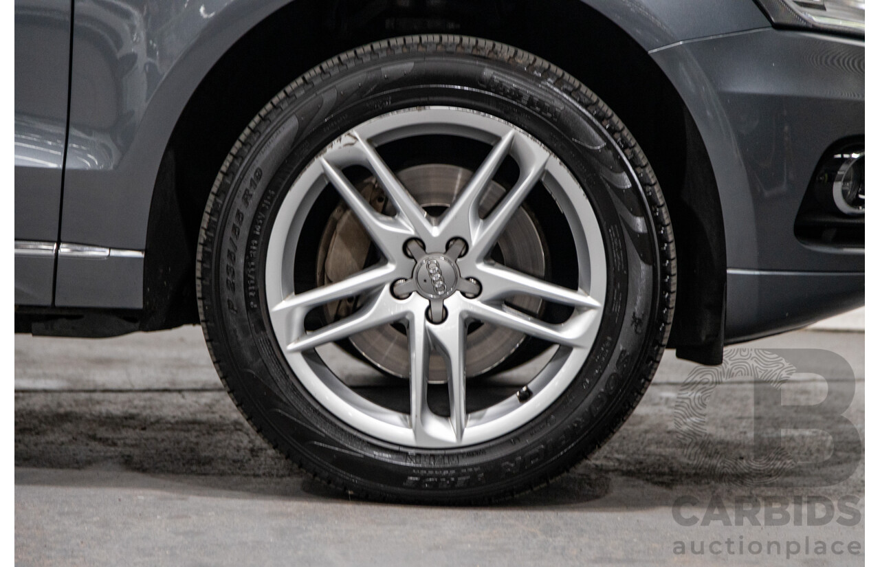 5/2014 Audi Q5 3.0 TDI Quattro (AWD) 8R MY14 4d Wagon Monsoon Grey Metallic Turbo Diesel V6 3.0L