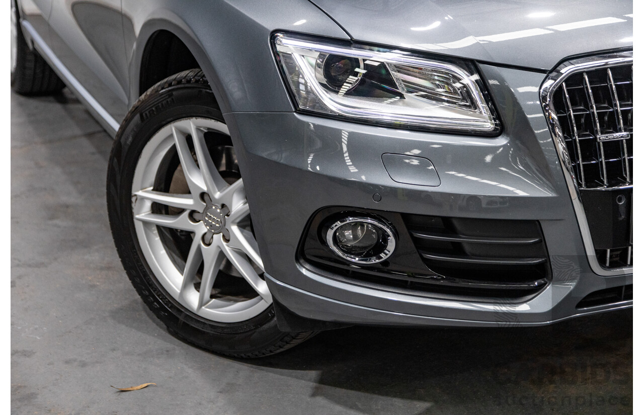 5/2014 Audi Q5 3.0 TDI Quattro (AWD) 8R MY14 4d Wagon Monsoon Grey Metallic Turbo Diesel V6 3.0L